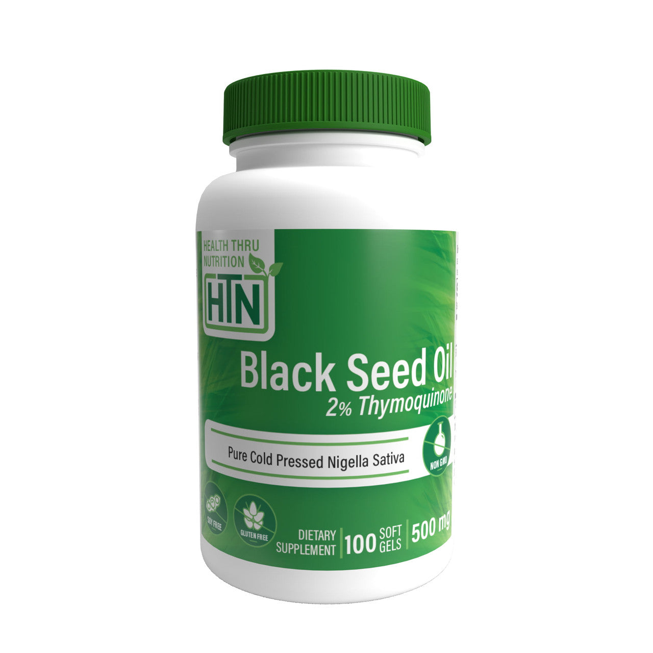 Health Thru Nutrition Black Seed Oil 500 Mg Softgels, 100 Ea